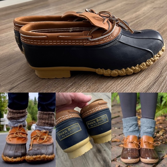 L.L.Bean Waterproof Bean Boot Moc Low duck 9 - Picture 1 of 8